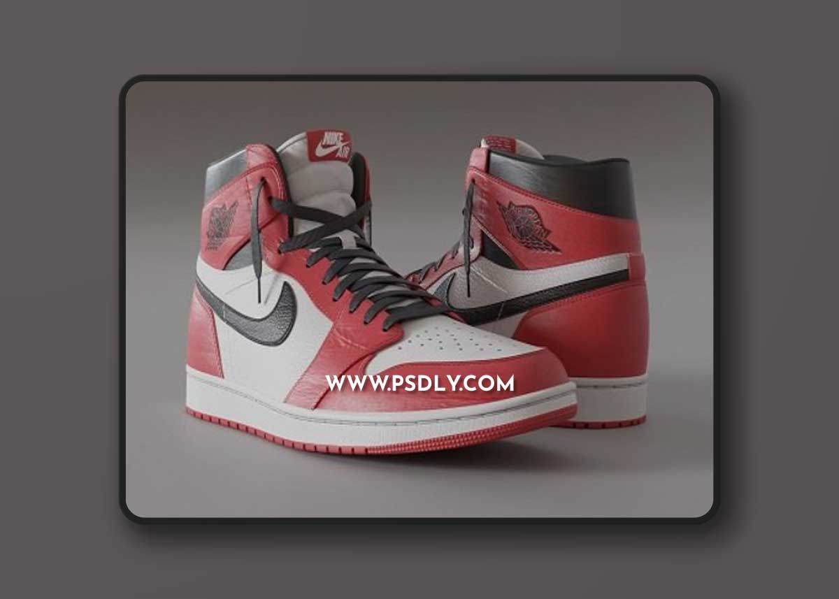 Jordan 1 Retro High OG Chicago 3D Model