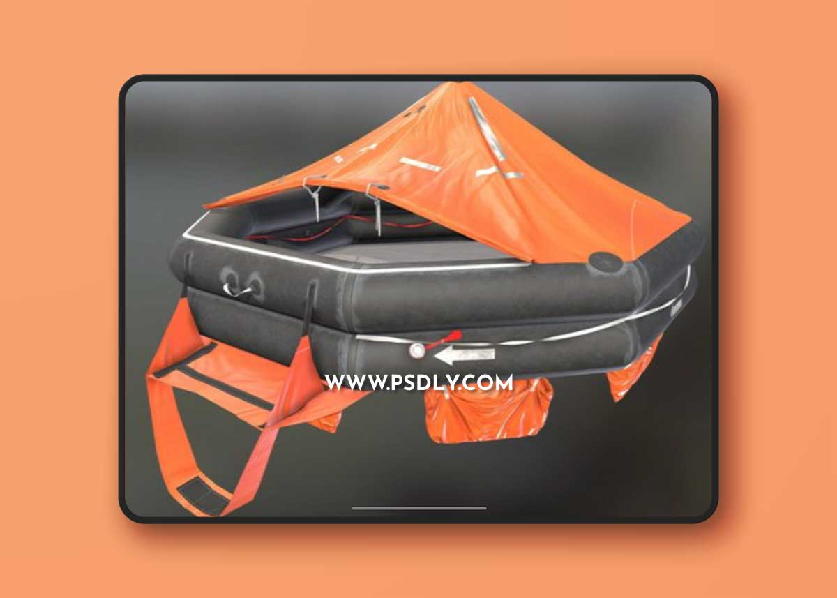 Liferaft 3D Model