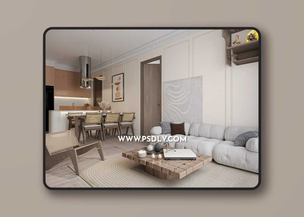Living Room Interior By Tran Quang Sang