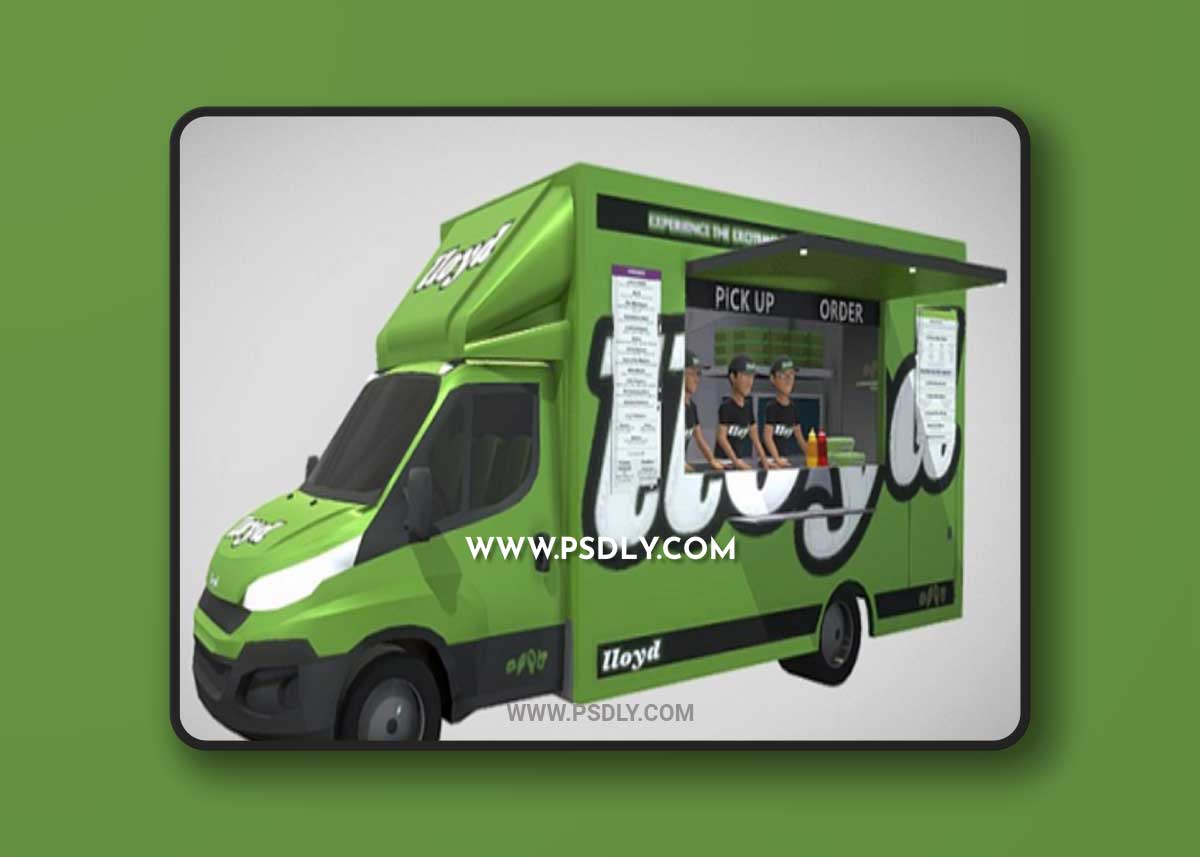 Lloyds Food Truck 3D Model