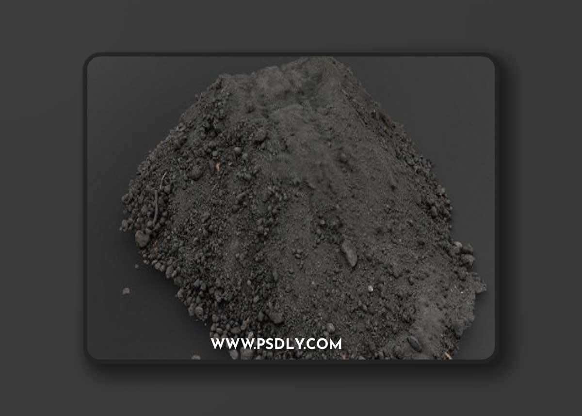 Lump soil heap 3D Model