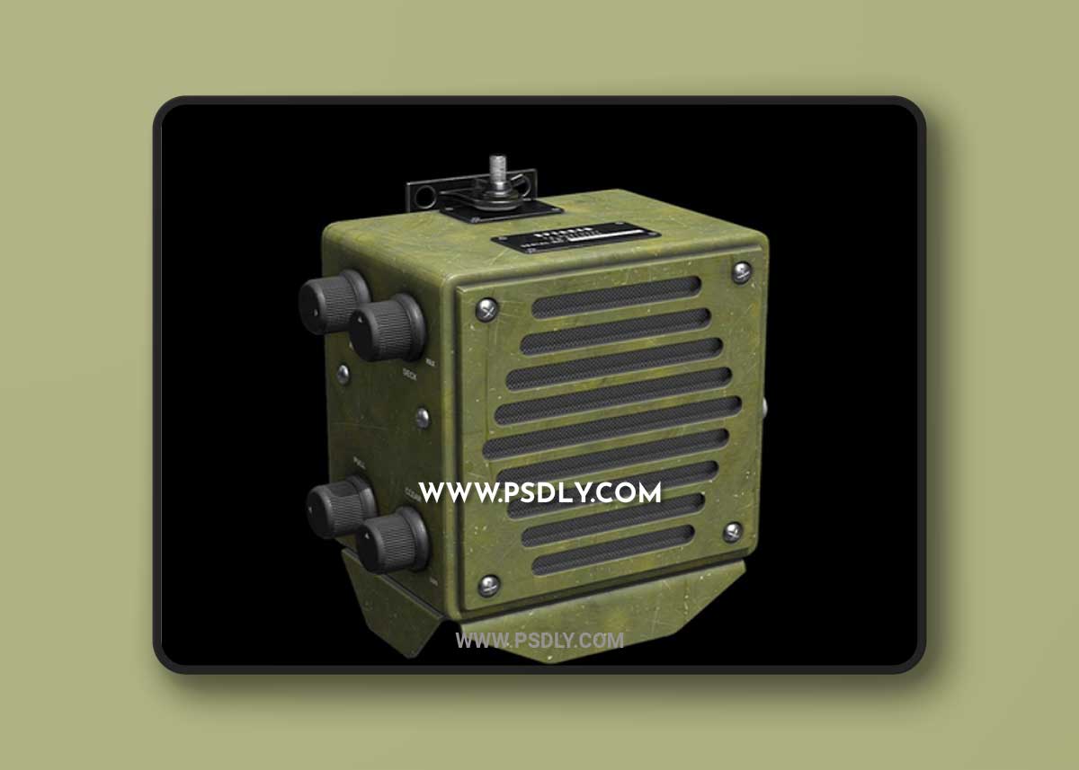 Military Speaker-Freepoly.org 3D Model