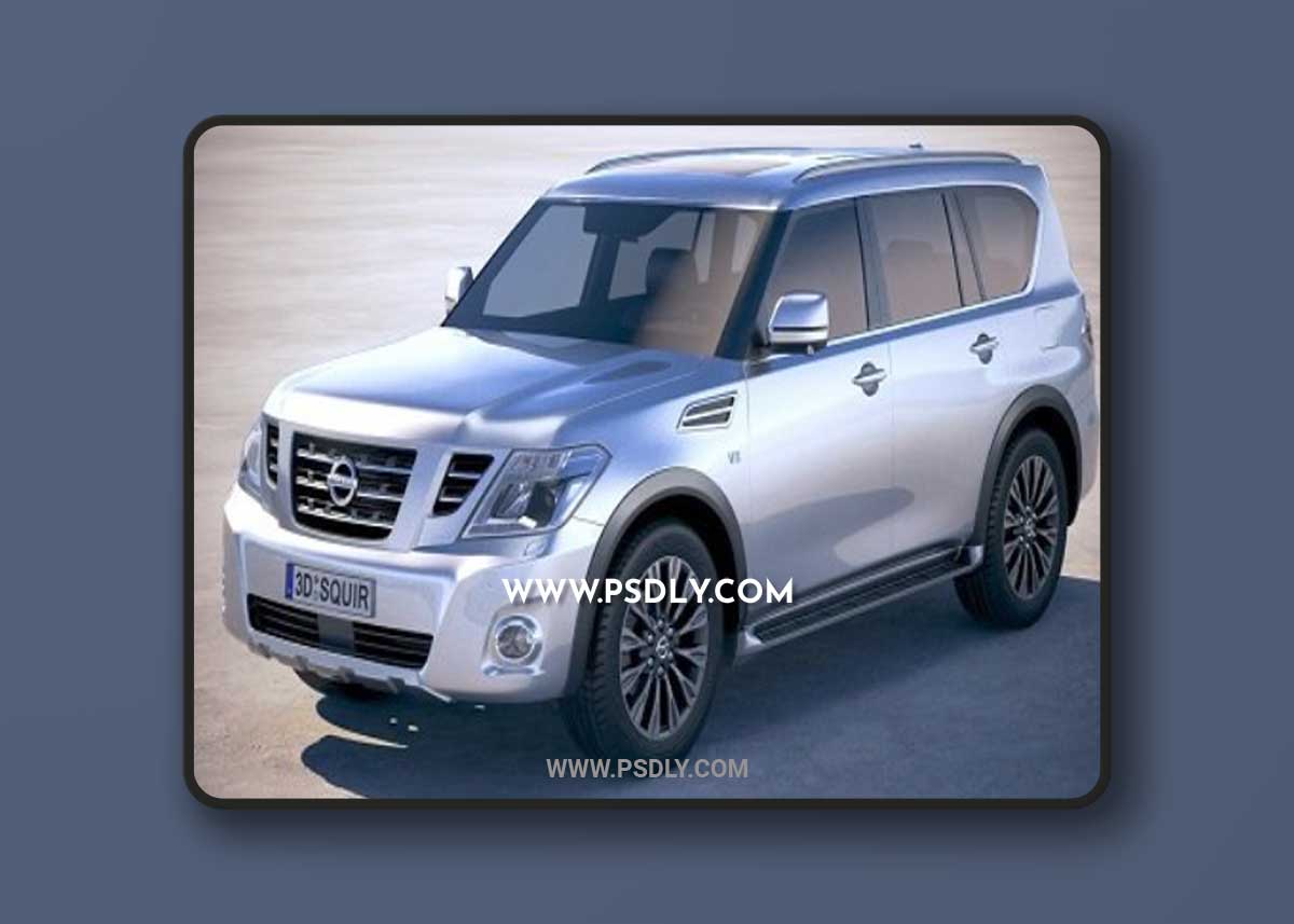 Nissan Patrol Y62 2019 3D model