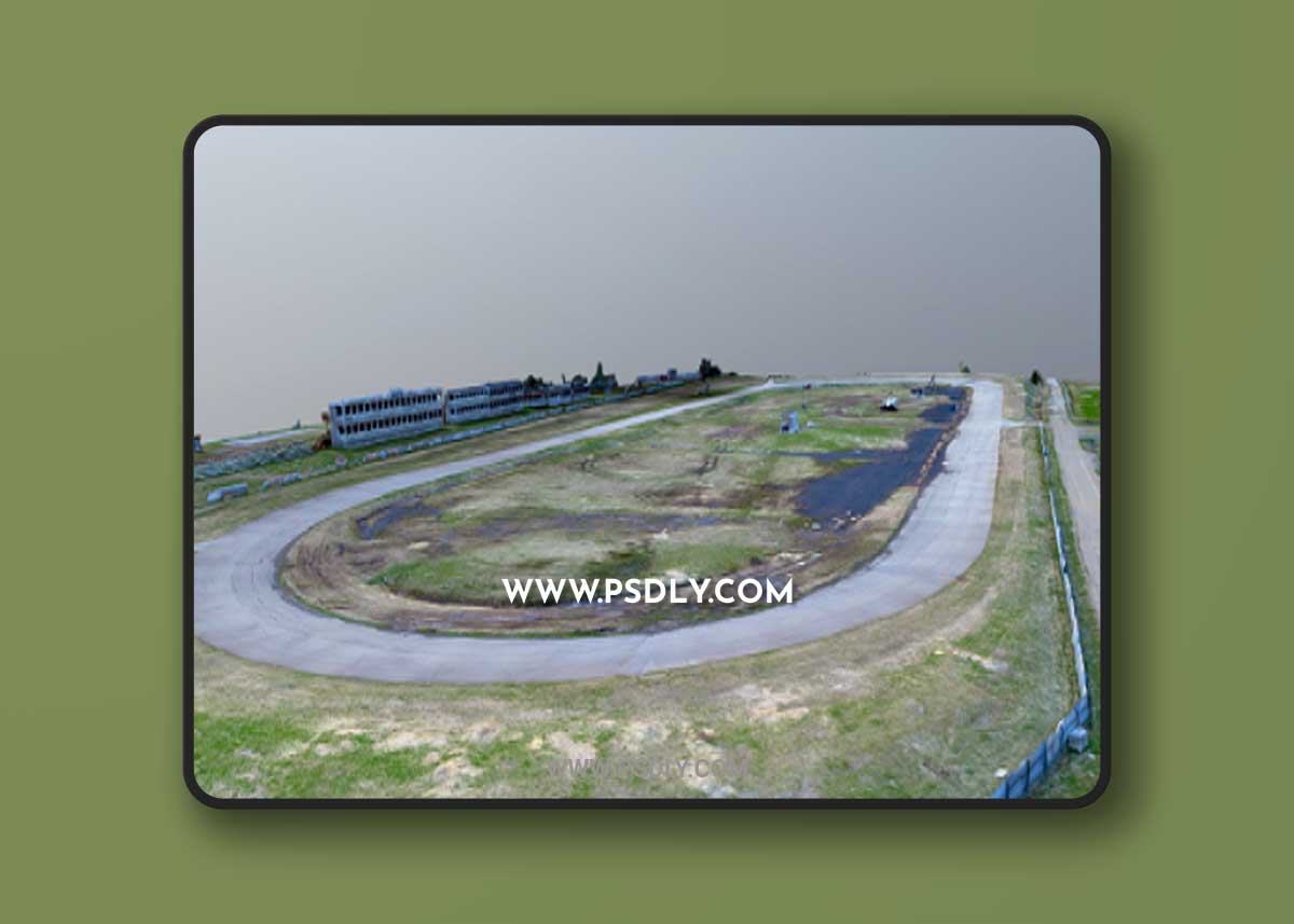 Race Track 3D Model