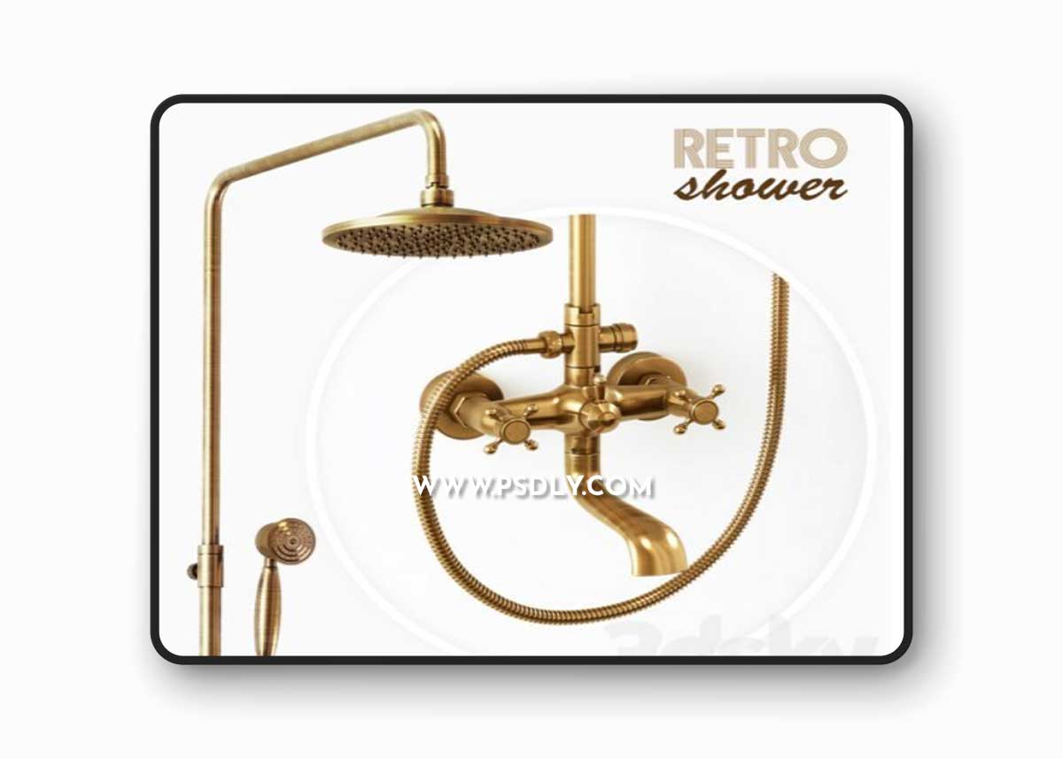 Retro Shower YANKSMART 3D Model