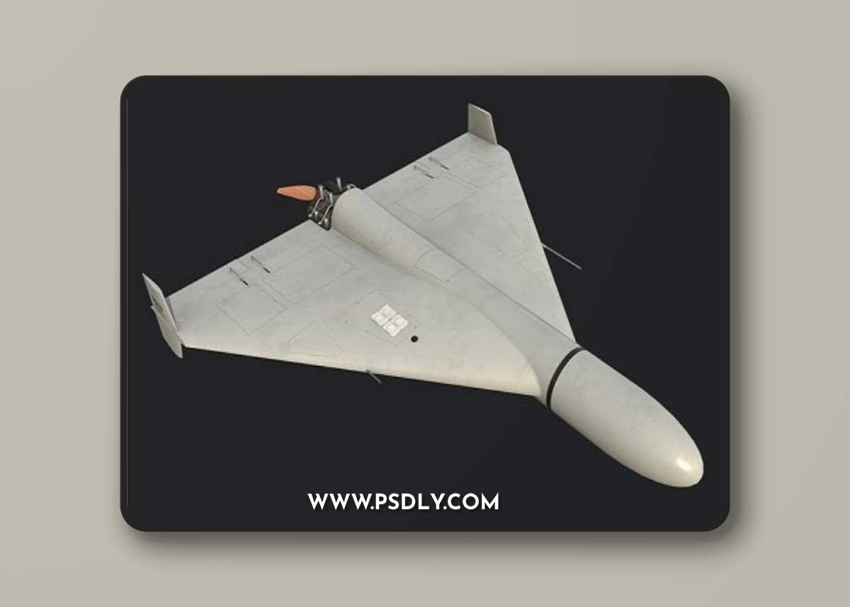 Shahed-136 Kamikaze Drone Geranium 3D model