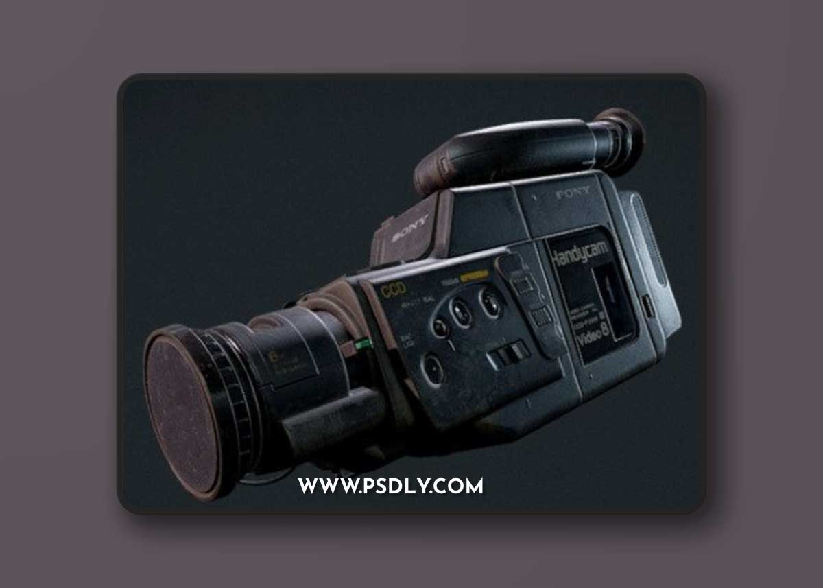 Sony CCD F335E Handycam: GAP assignment 4 3D Model