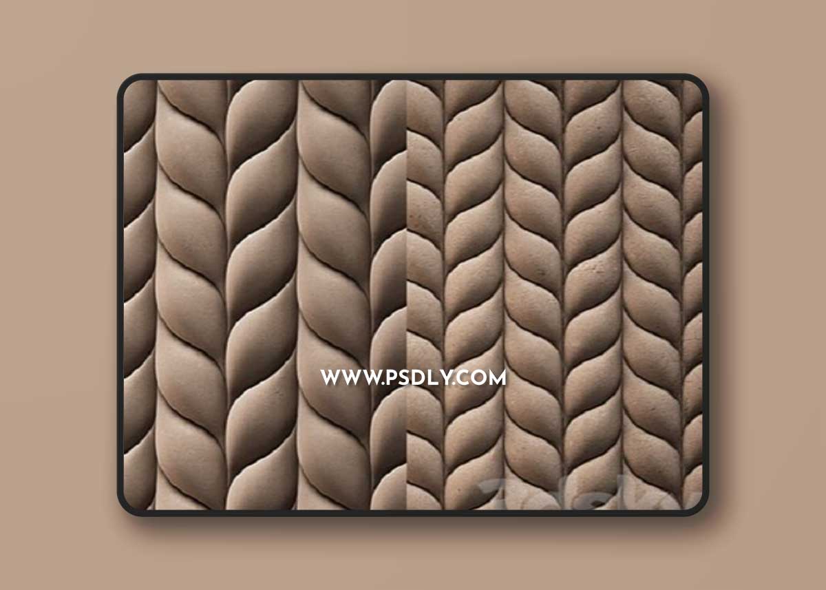 TRECCIA By 3D 3D Panel – Surface 3D Model