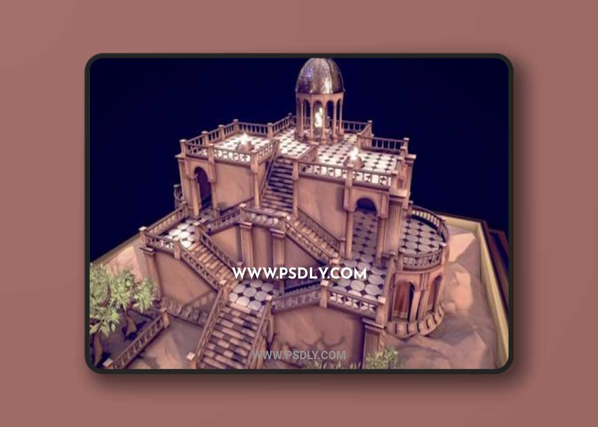 Tactical Backpack 3D Model