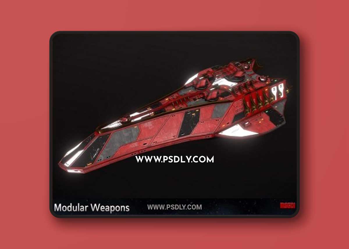 Thaalian Empire Cruiser 3D Model
