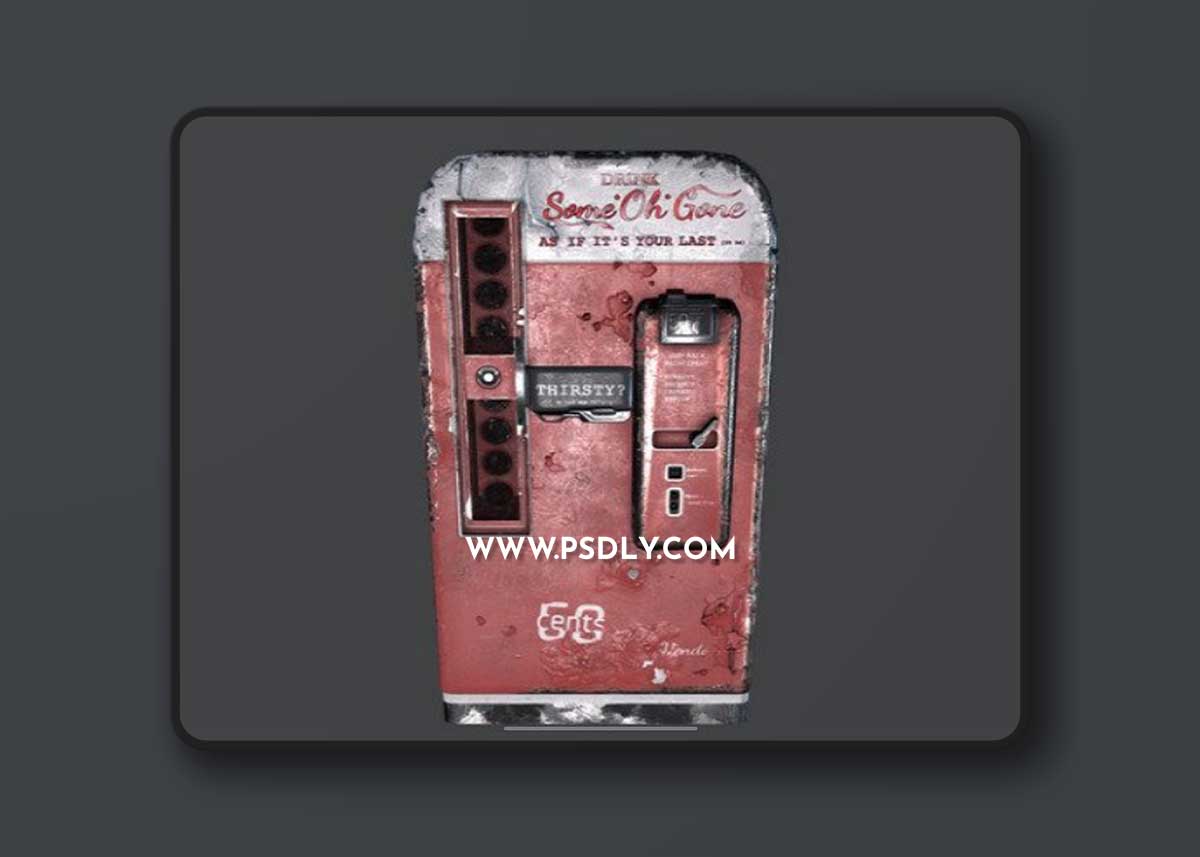 Vending Machine (SCP:087) 3D Model