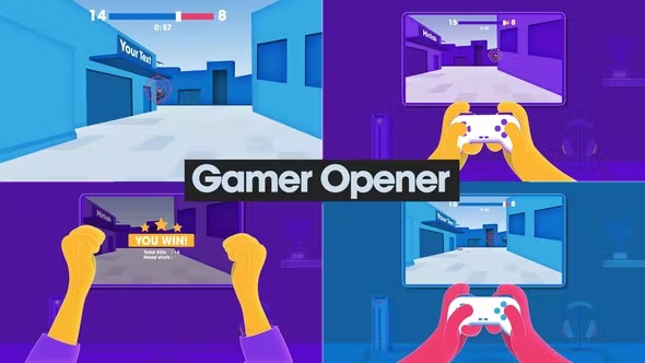 Videohive Gamer Opener 40458425