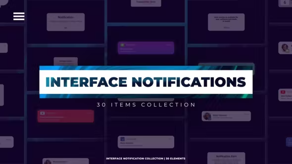 Videohive Interfaces Notifications 40419958
