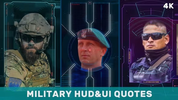 Videohive Military HUD UI Quotes 40128600