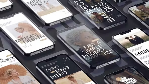 Videohive Minimal Typography Stories 40109976
