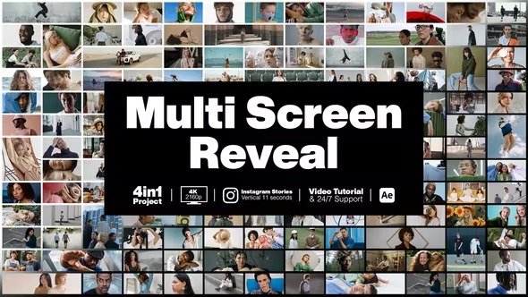 Videohive - Multi Screen Reveal - 35018770