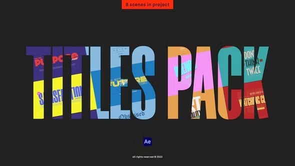 Videohive Titles Pack 40211318