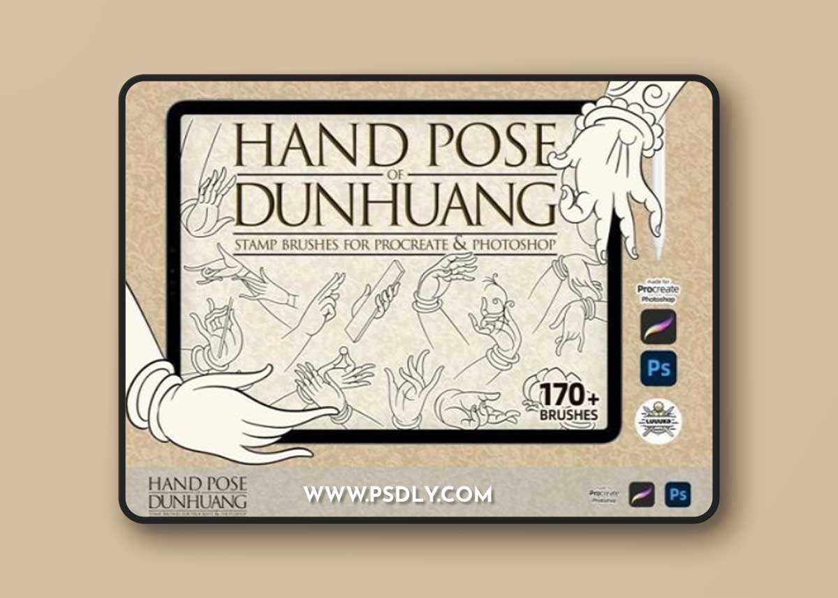 170+ Hand Pose of Dunhuang Musicians