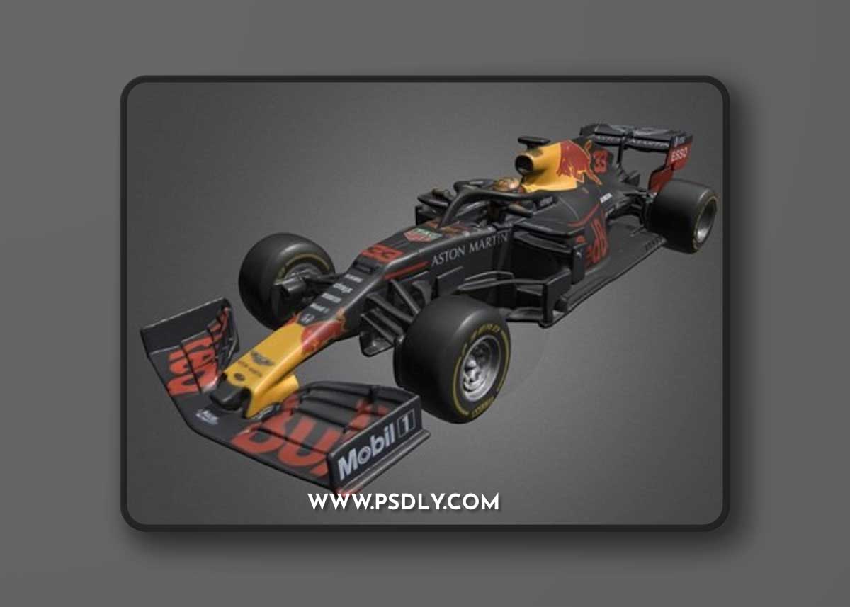 Aston Martin Red Bull Racing RB15 3D Model