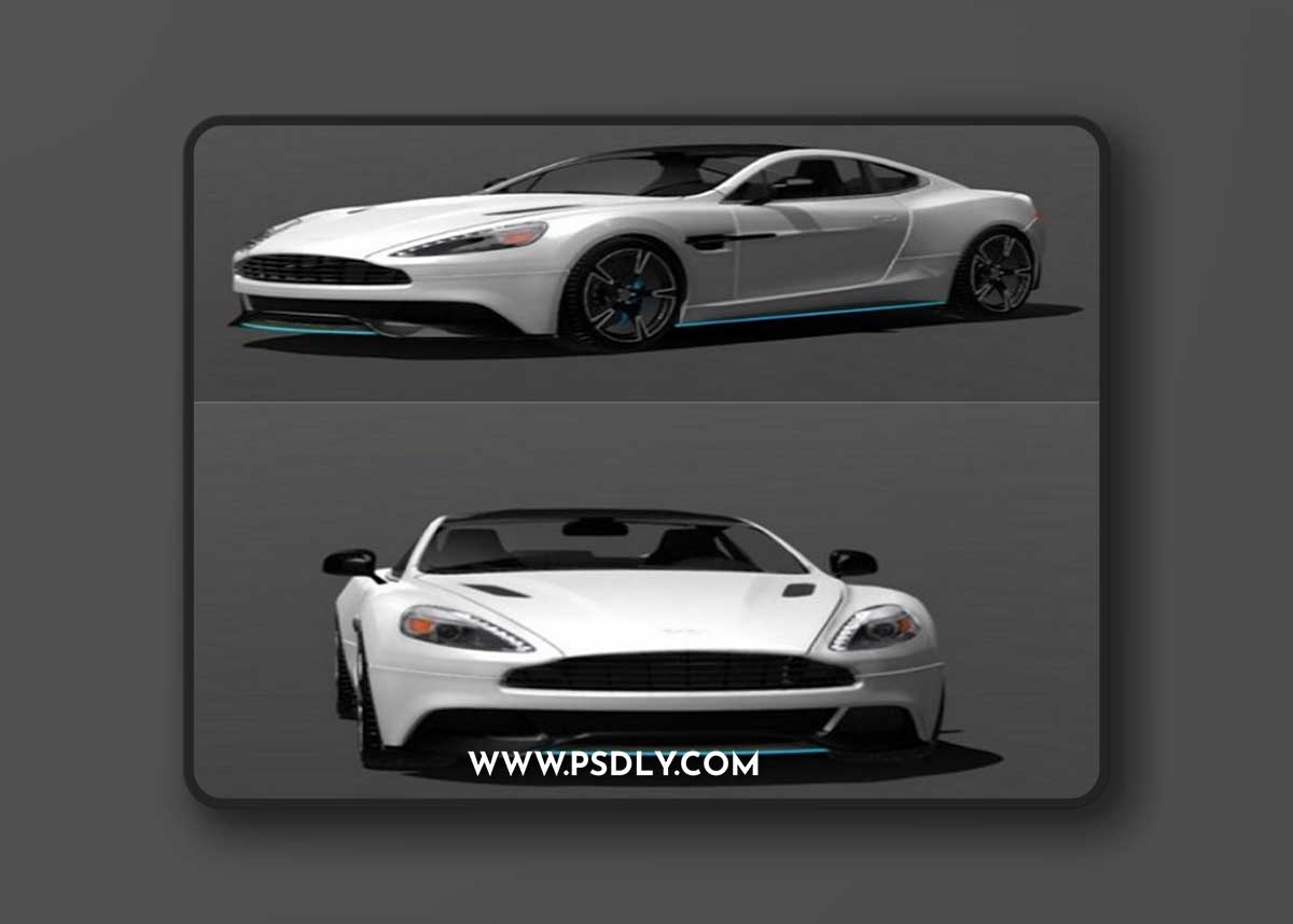Aston Martin Vanquish 3D Model