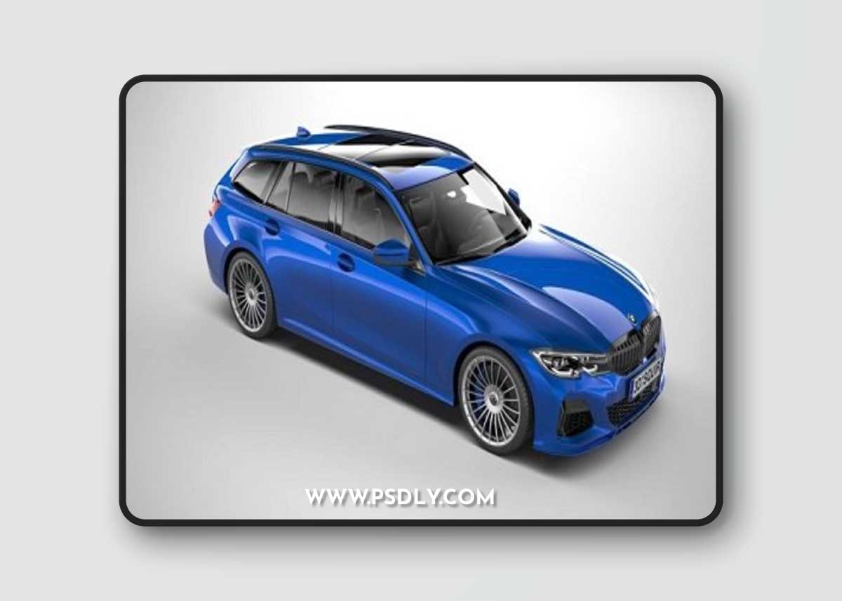 BMW Alpina D3 S touring 2020 3D Model