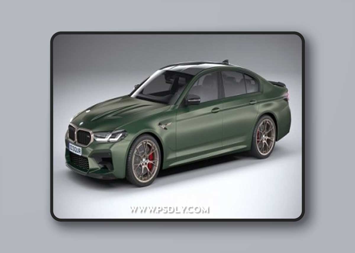BMW M5 CS 2022 3D Model