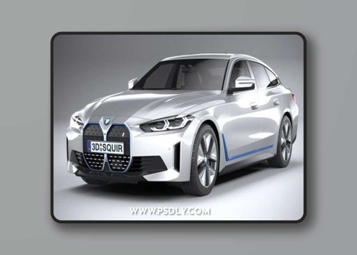BMW i4 2022 3d model