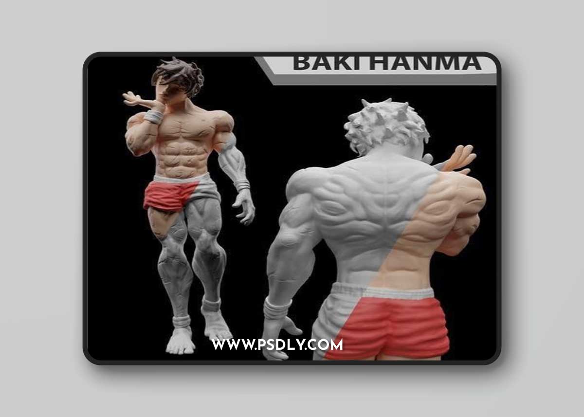 Baki Hanma the Grappler – 3D Print