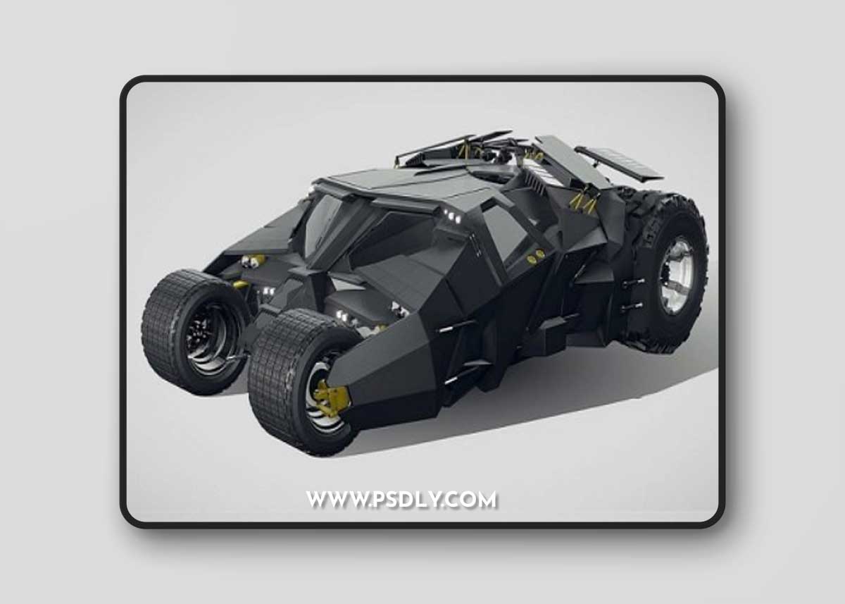 Batmobile 2005 3D Model