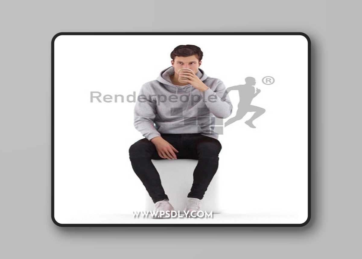 Brandon Posed 004 3D Model