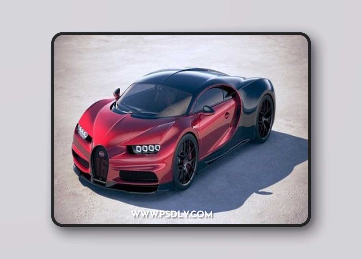 Bugatti Chiron Sport 2019 3D Model