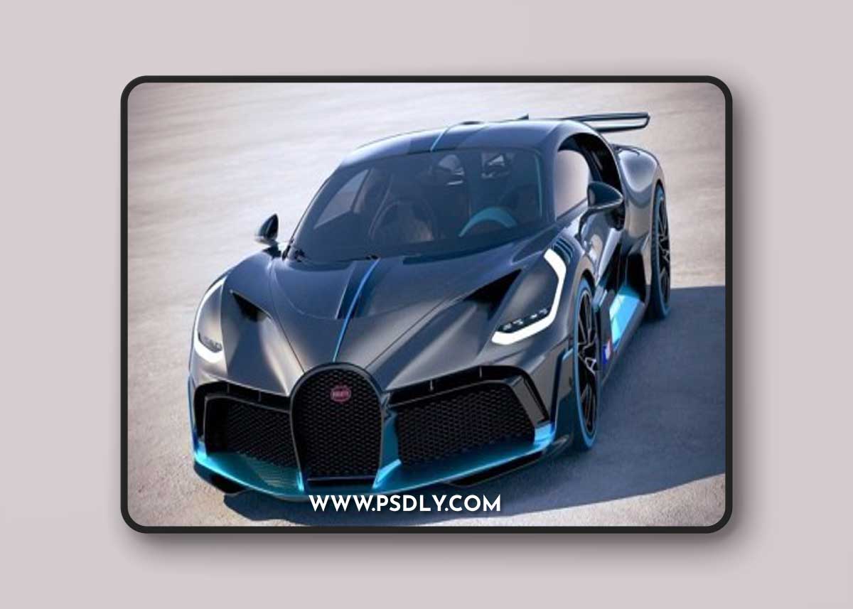 Bugatti Divo 2019 3d model