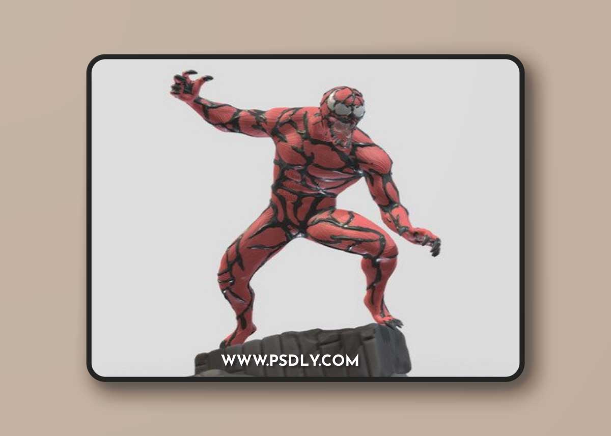 Carnage Low Poly PBR 3D Model