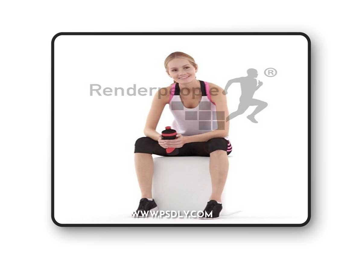 Claudia Posed 018 3D Model