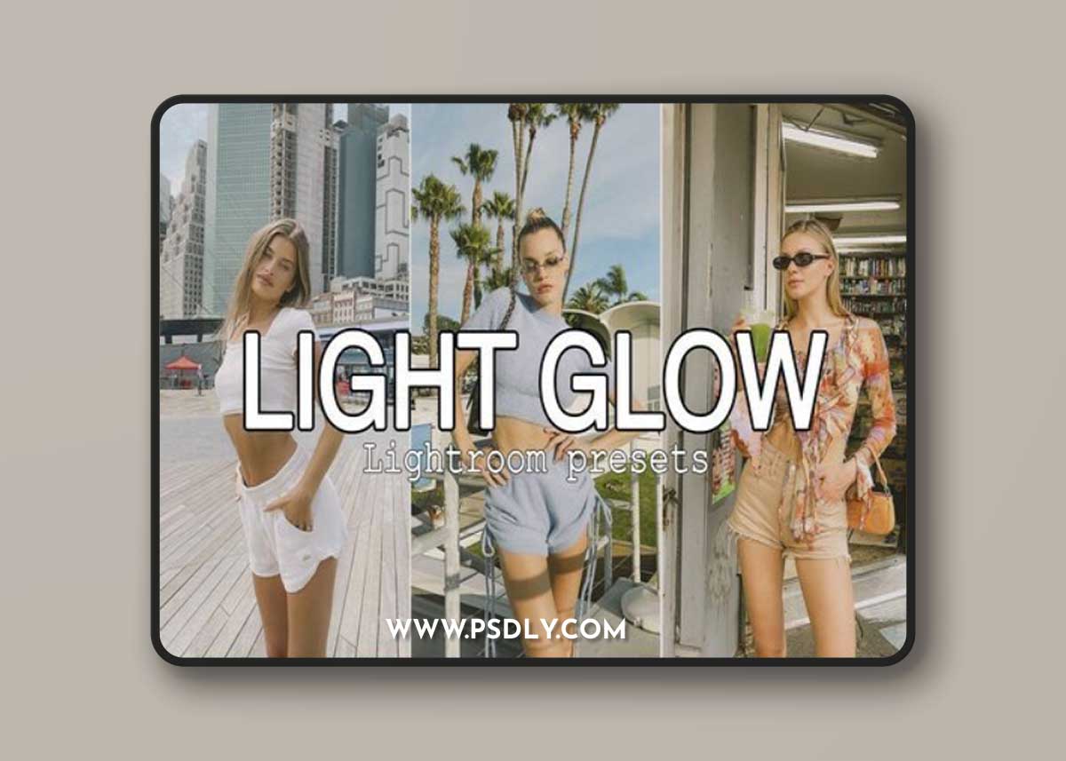 CreativeMarket - 4 Light Glow Lightroom Presets 10285728