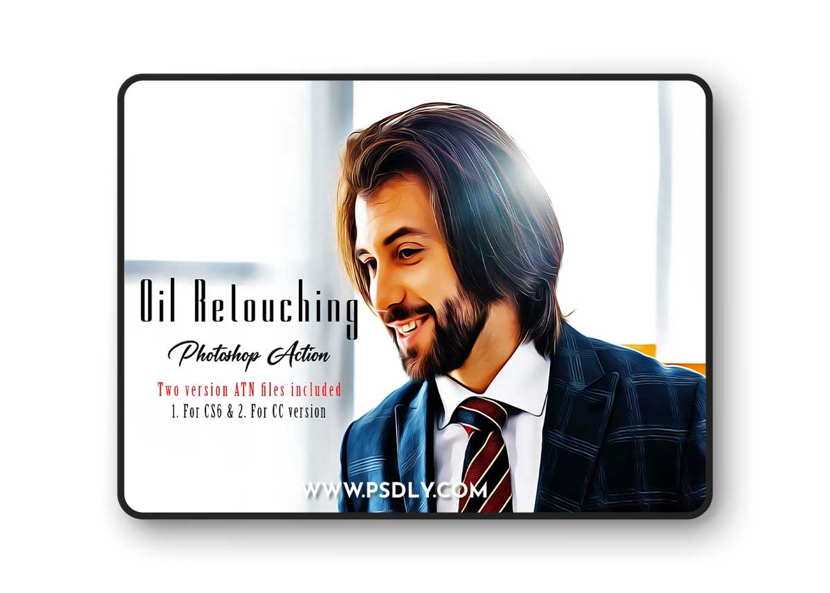 CreativeMarket - Oil Retouching Photoshop Action 10846332
