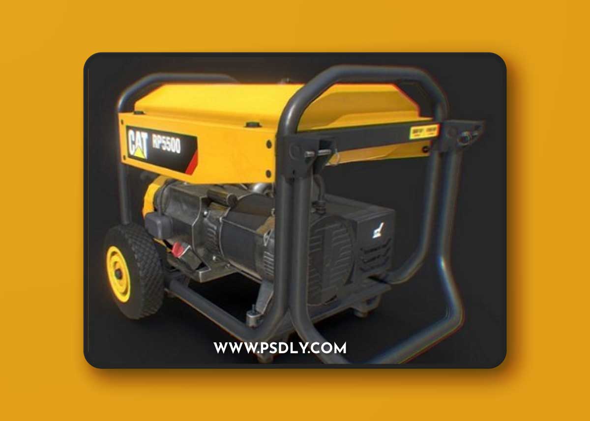 Electric generator 3D Model