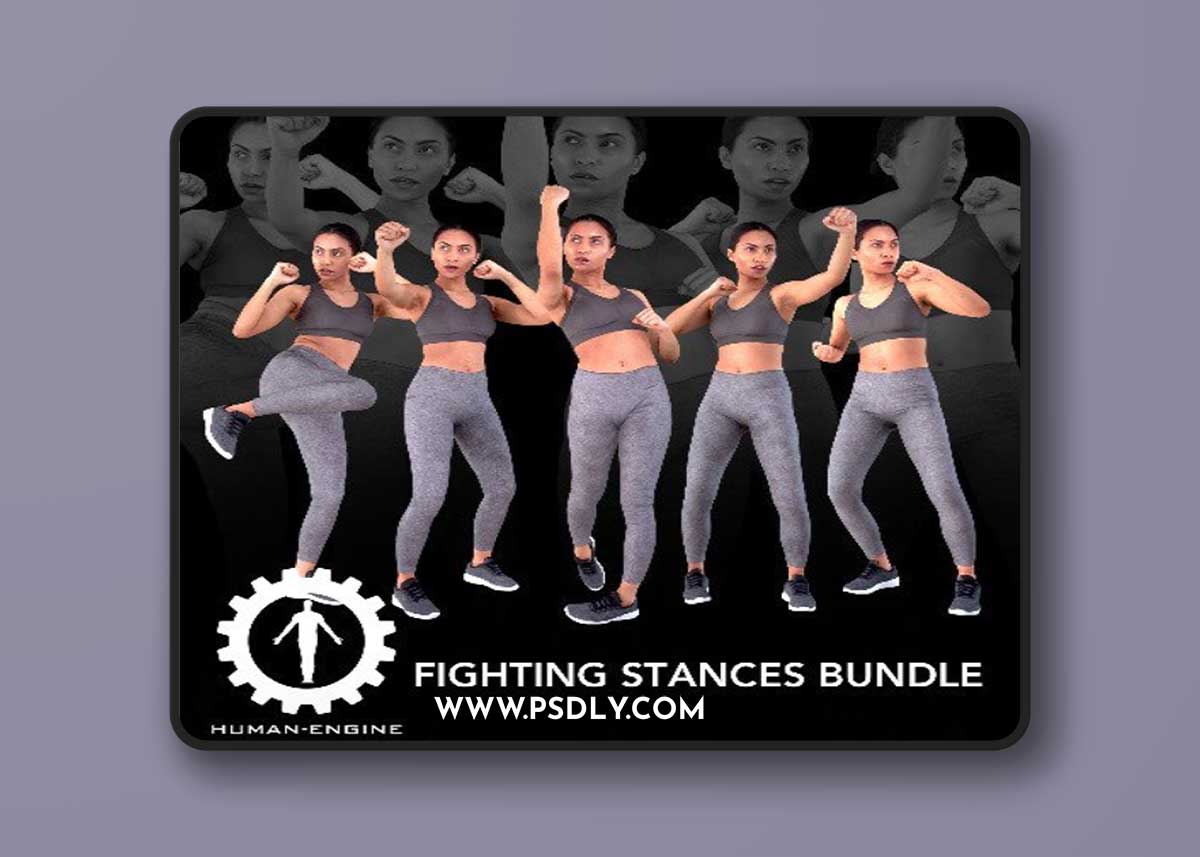 Female Scan - Calypso Fighting Stances Bundle