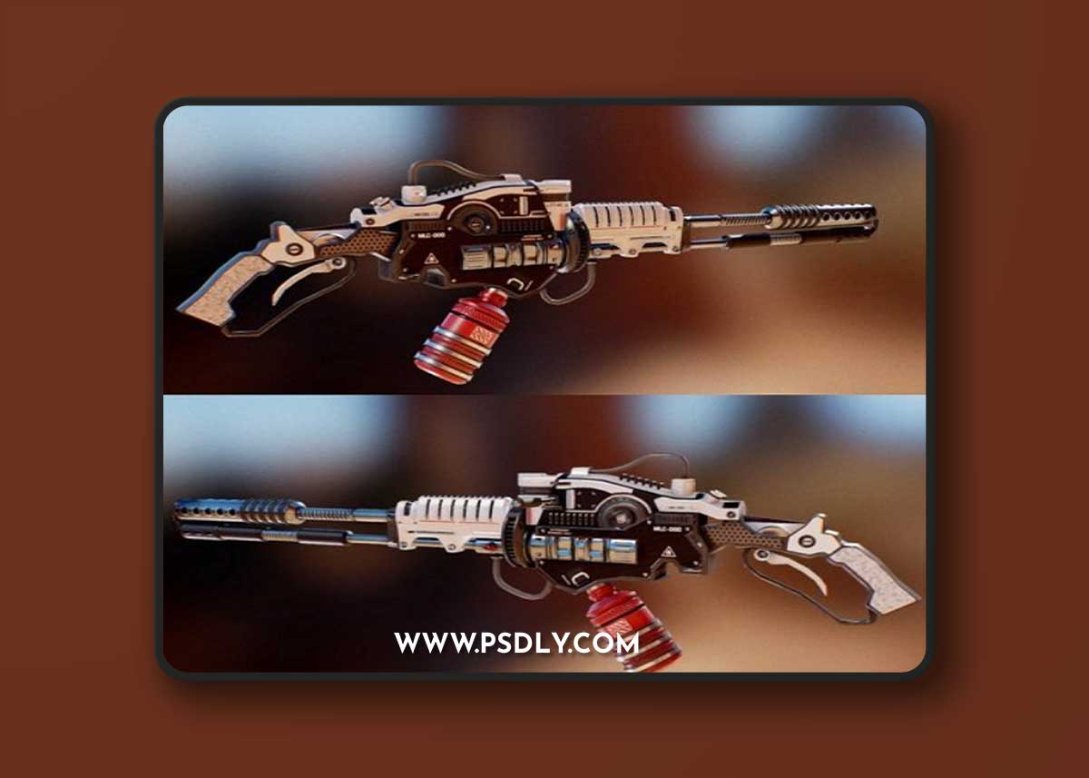 Flamethrower 3D Model