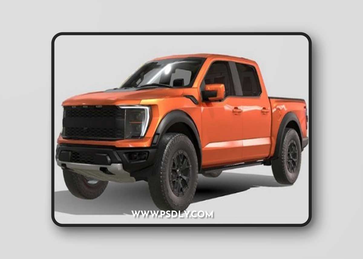 Ford F-150 Raptor 2022 3D Model