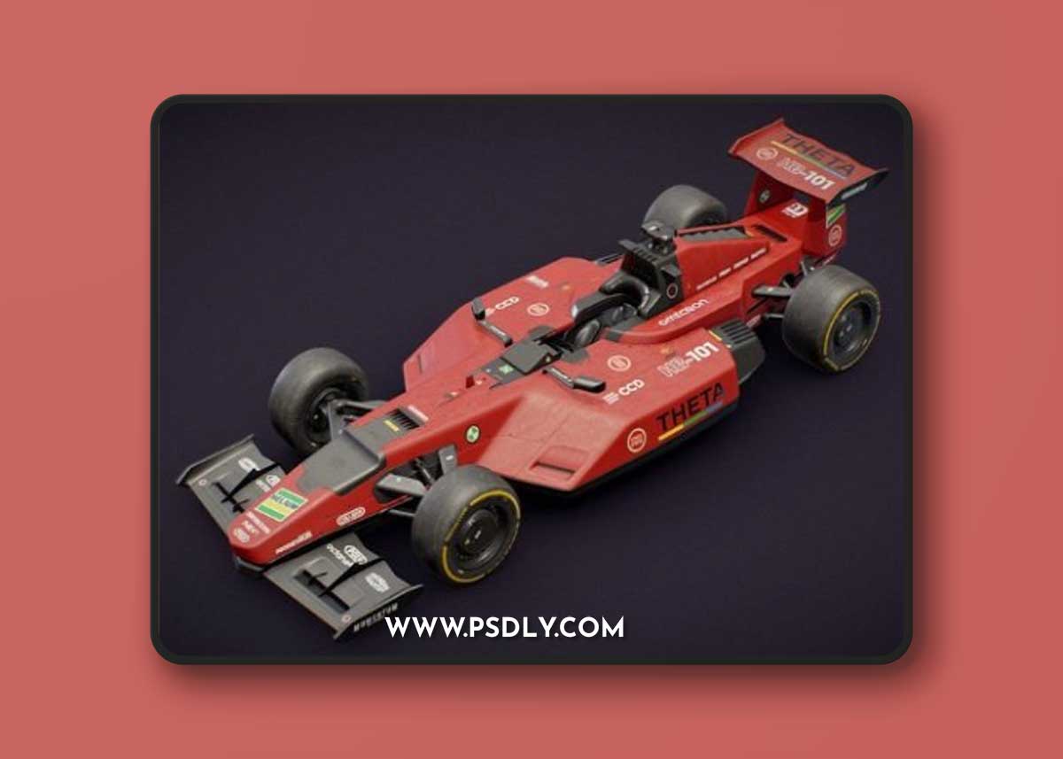 Formula Theta 3D Model