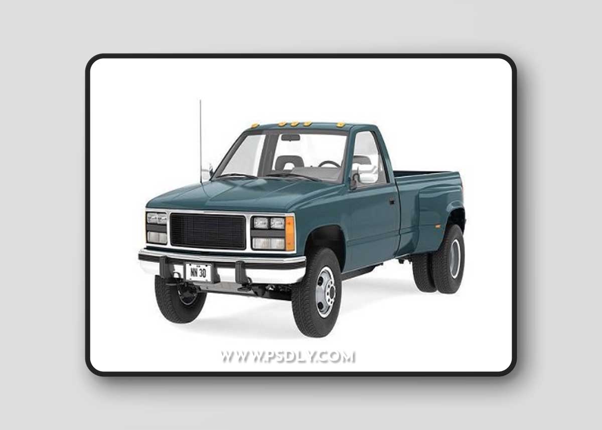 GENERIC PICKUP TRUCK 24 3D model
