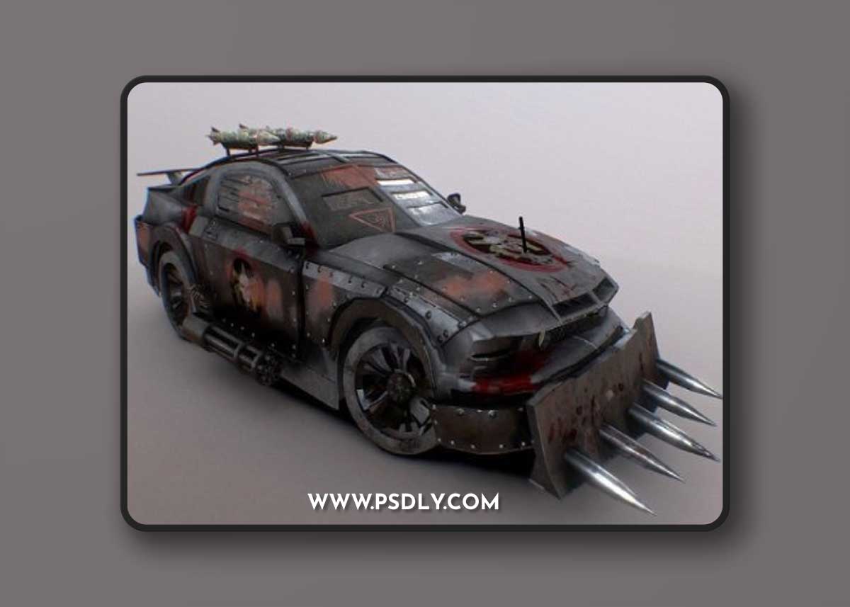 Gt500 2008 War mode 3D Model