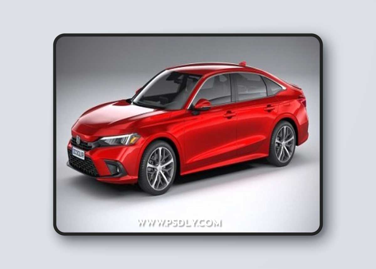 Honda Civic Sedan 2022 3d model