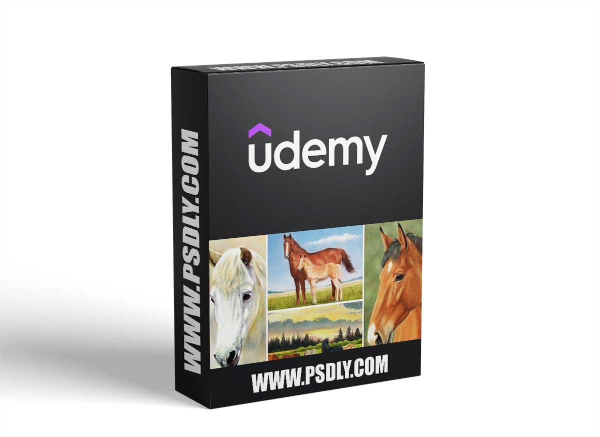 How To Draw Horses Step By Step - 4 Subjects In 1 Course