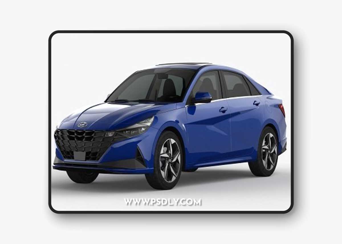 Hyundai Elantra 2021 3D model