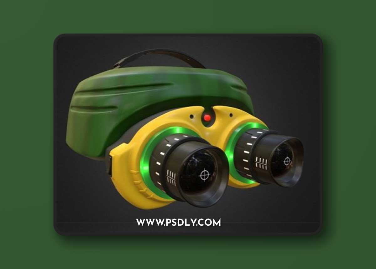 Jurassic Park Night Vision Goggles 3D Model
