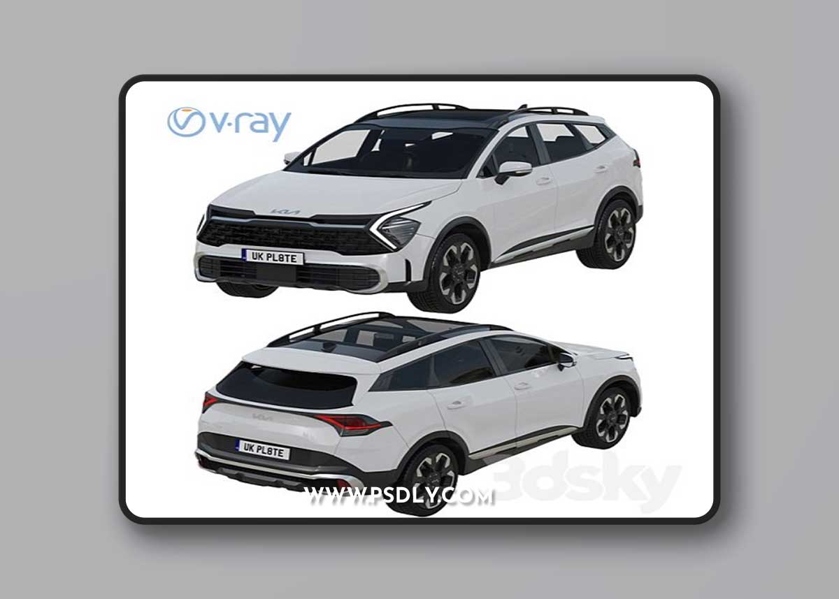 KIA Sportage 2022 3D Model