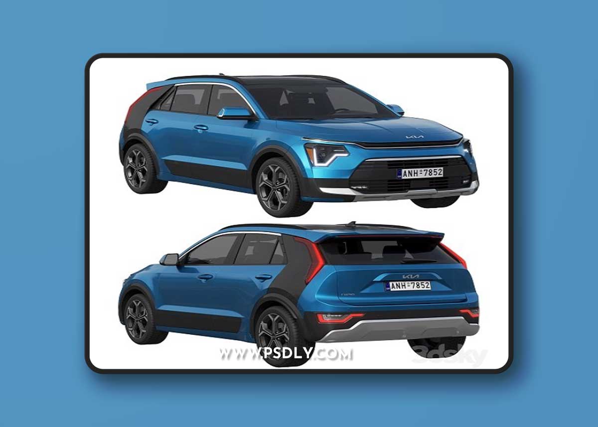 Kia Niro 2023 3d model