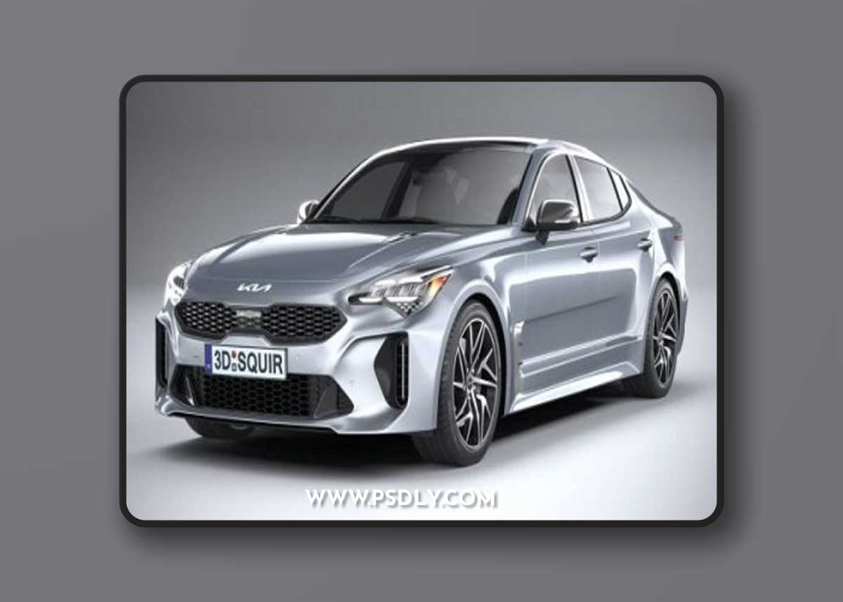 Kia Stinger GT 2022 3D Model